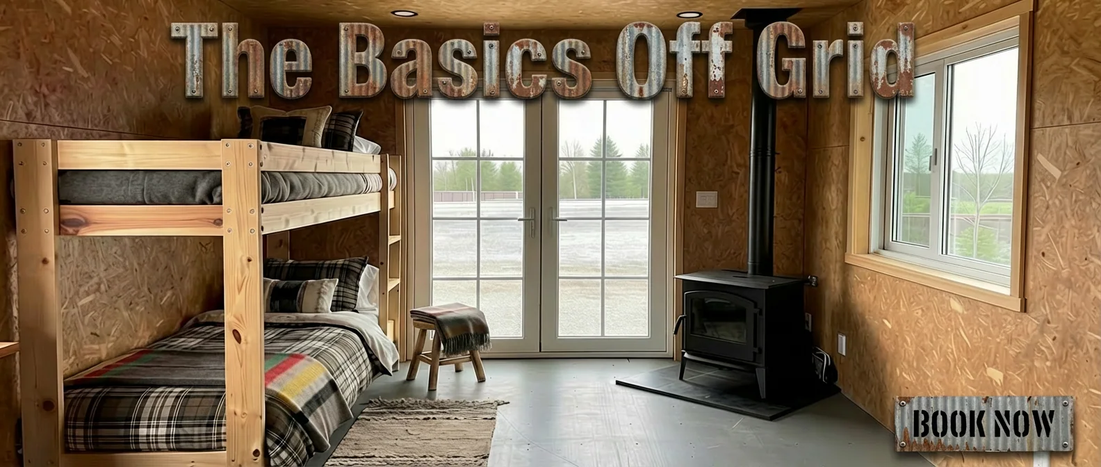 Prefabulous Off-Grid Model exterior basics - ventilation and outdoor systems
